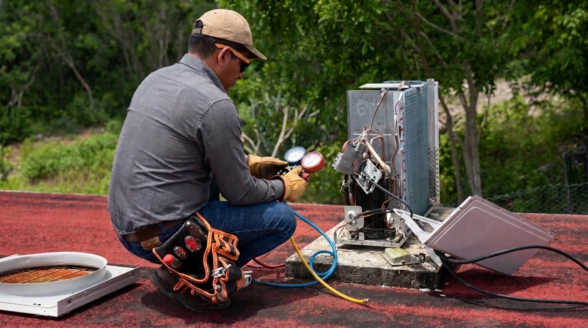 Diagnóstico y Carga de Gas Refrigerante